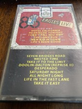EAGLES LIVE Cassette Tape