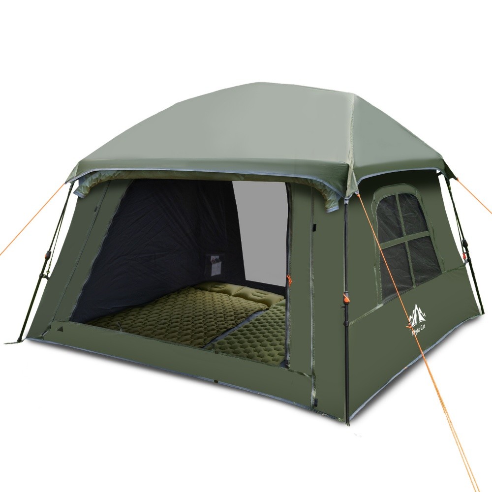 Night Cat Blackout Cabin Tent: Man Pop Up Camping Tent with