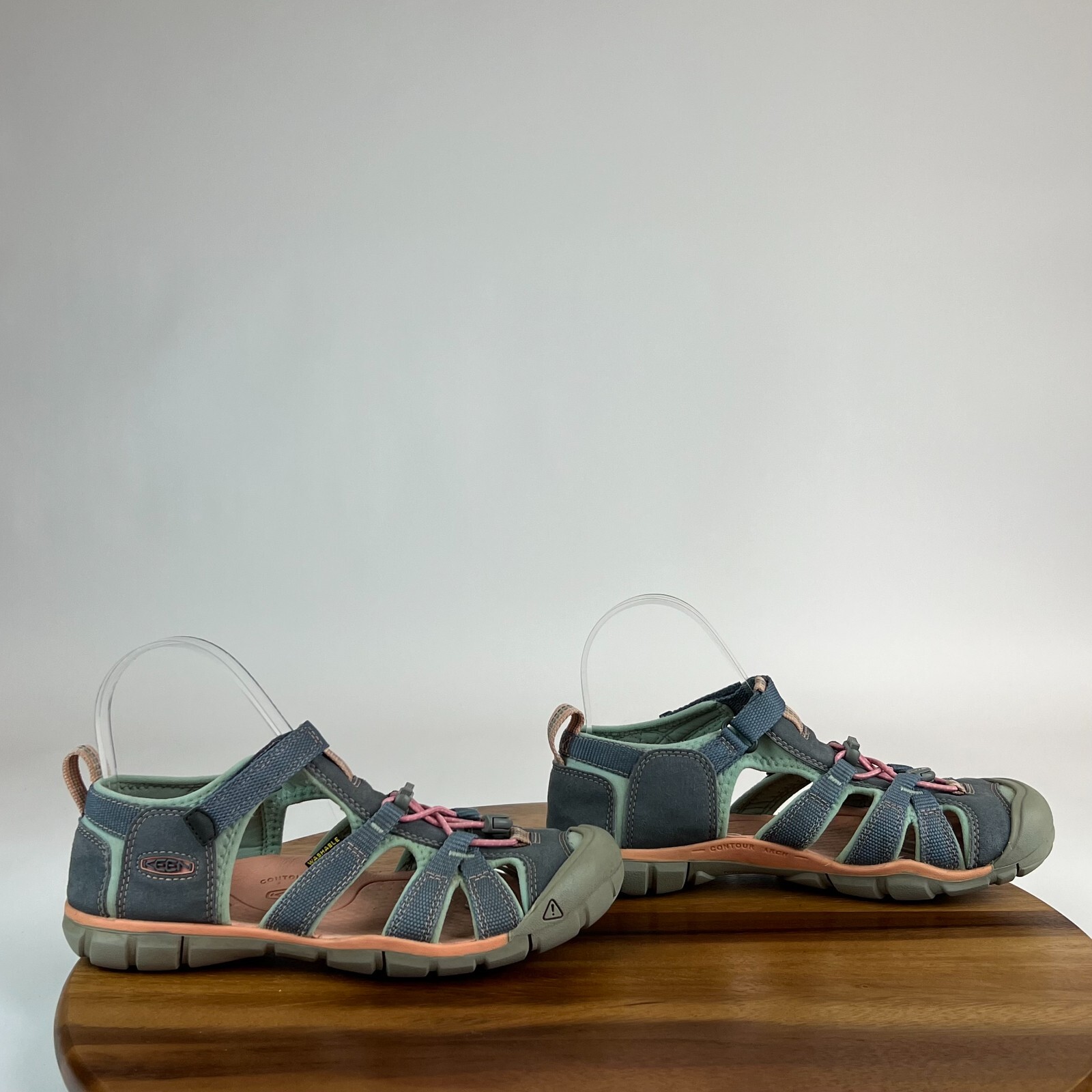 Sandali grandi per bambini Keen Seacamp II CNX blu casual sportivi sport acquatici taglia 5 anni