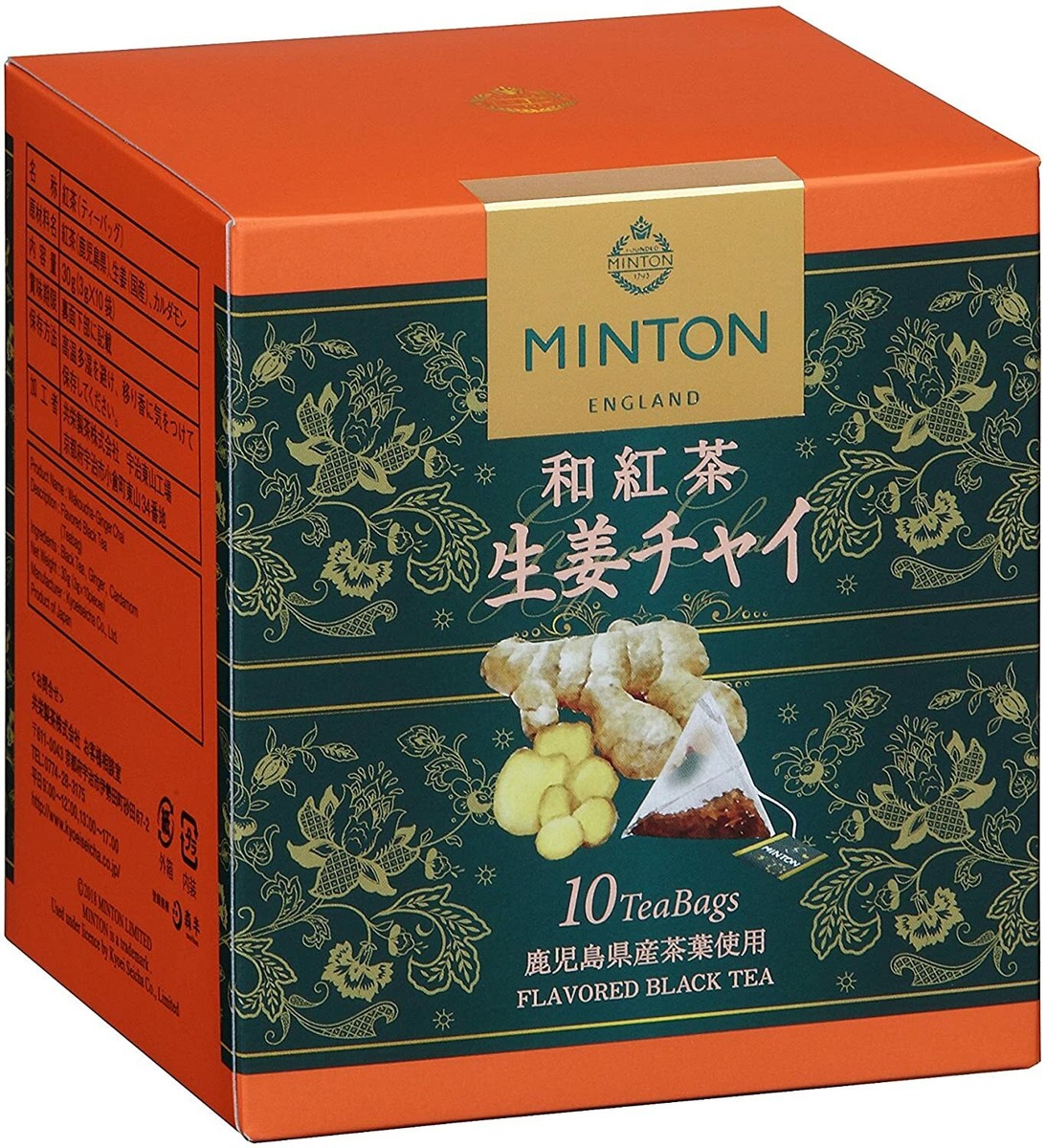 Minton, Flavored Black Tea, Strawberry, Yuzu, Peach, Ginger, Japan