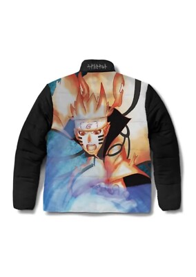 Primitive x Naruto Puffer Jacket (Black)