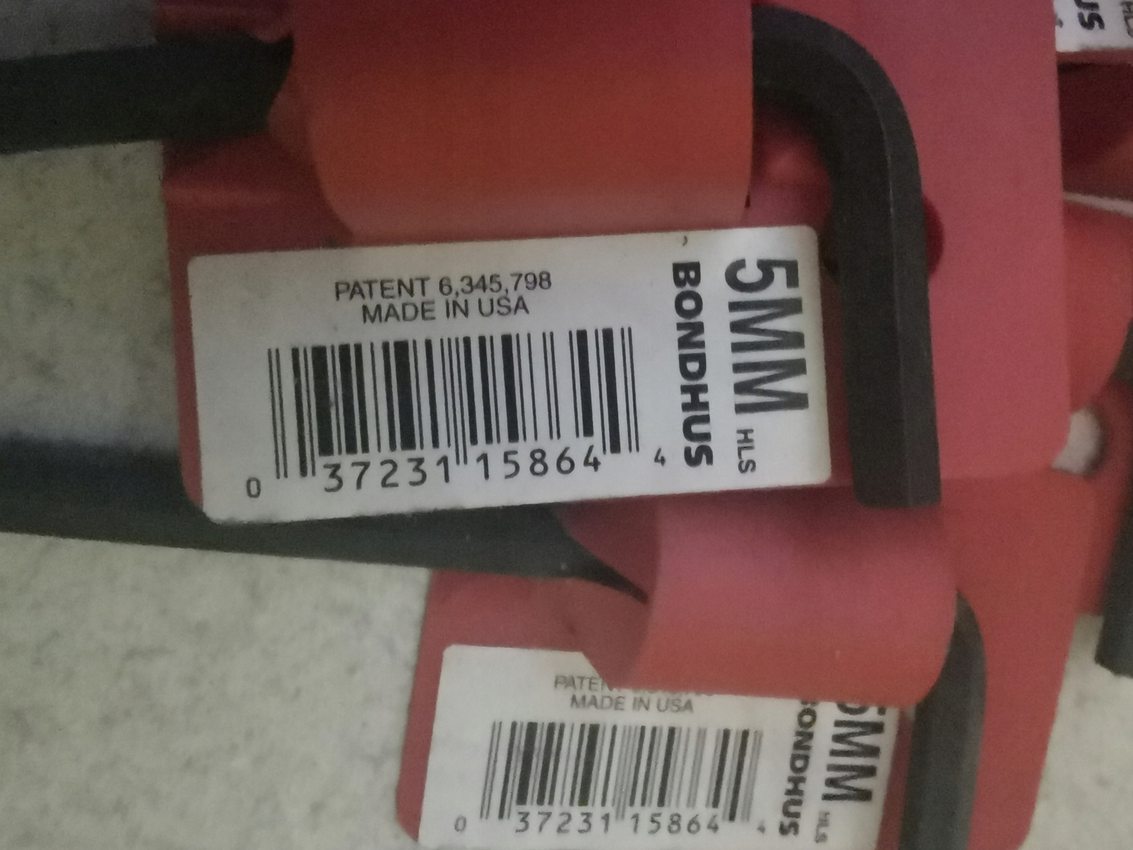 Bondhus 15864 5mm Hex Key