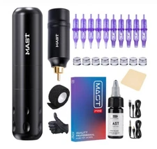 Tattoo Kit | Dragonhawk S9 Tattoo Machine Pen Advanced Bundle