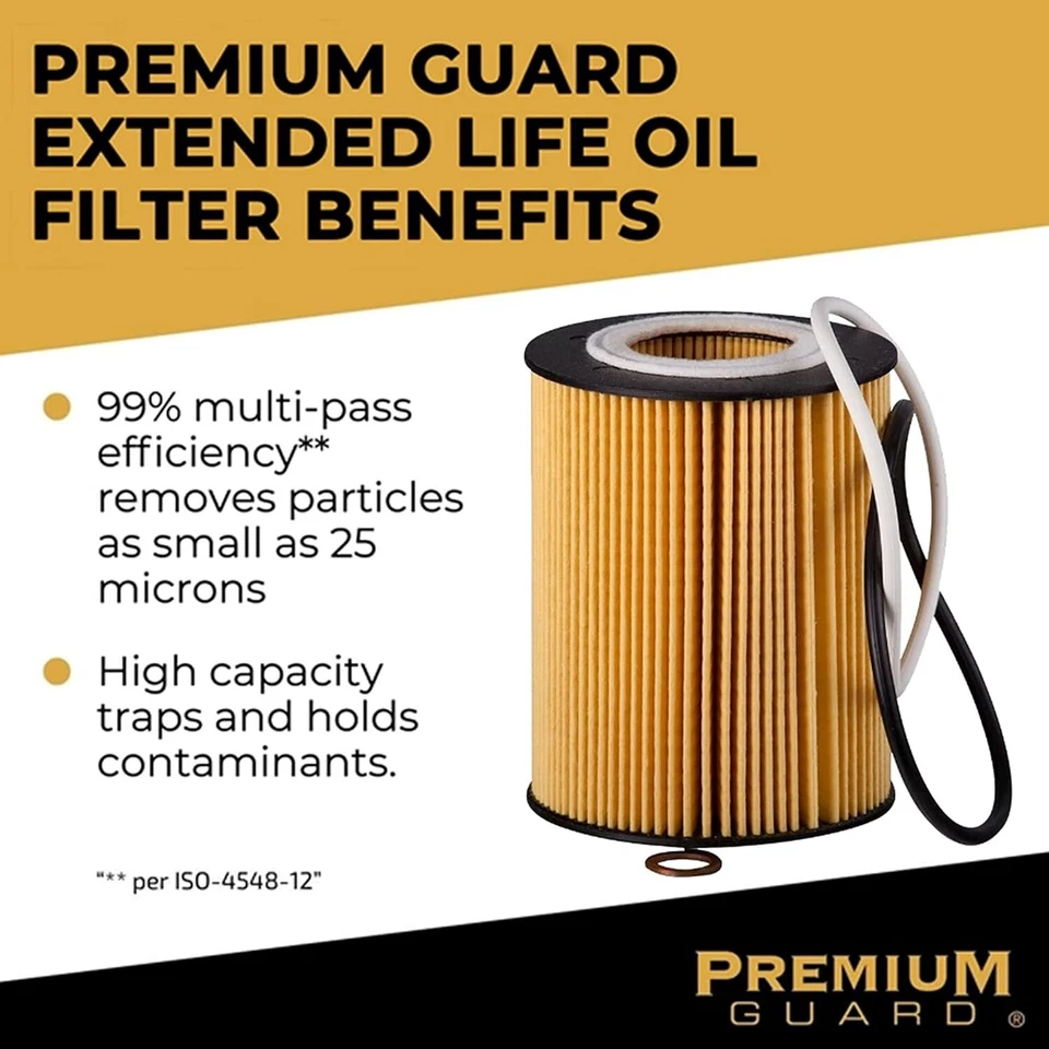 Filtro de aceite de vida extendida Premium Guard PG99460EX 18-23 BMW X3, X4, 330i/530i/430 Foto 2 de 4