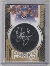 2017 18 Upper Deck Trilogy Signature Pucks Rookie Autograph Brock Boeser Canucks