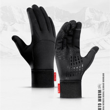 Winter Men Warm Gloves Touch Screen Windproof Waterproof Gloves Christmas Gift