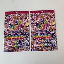 Lot Of 2 Lisa Frank Sticker Books, 1200 Stickers Kids Craft Stickers 600/book