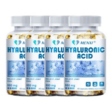 Hyaluronic Acid Capsules 850mg Joint Skin Health Anti-Wrinkle Firm AntiAging