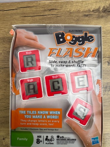 Hasbro Electronic Boggle Flash Slide Swap Shuffle Spiel Wort Familie Spaß Alter 8+ - Bild 3 von 11