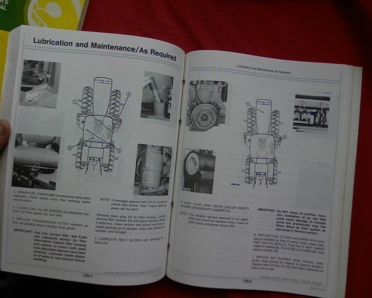 John Deere 8450 & 8650 4x4 Tractor Owners Operators Manual Regular Service  Book for sale online | eBay
