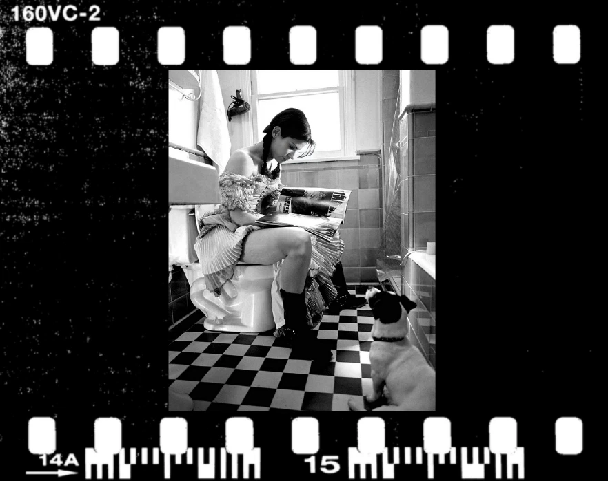 Sandra Bullock On Toilet Poster-Funny Bathroom Print-Digital Oil Painting-591 - Image 2 of 4