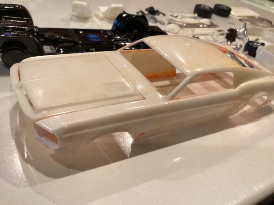 ULTRA Rare AMT Autolite HIPER Mustang T147150 Box +Multi Car Parts