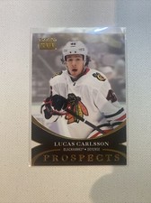2021-22 Premium Prospects Lucas Carlsson Rookie Chicago Blackhawks #PP-31