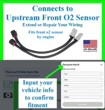 x2 fits GM Chevy Front Upstream O2 Oxygen Sensor Extension Repair Wiring Harness