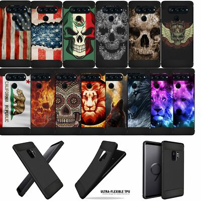 For [LG G8 ThinQ] Slim Fitted Carbon Fiber TPU Case with Design Matte
