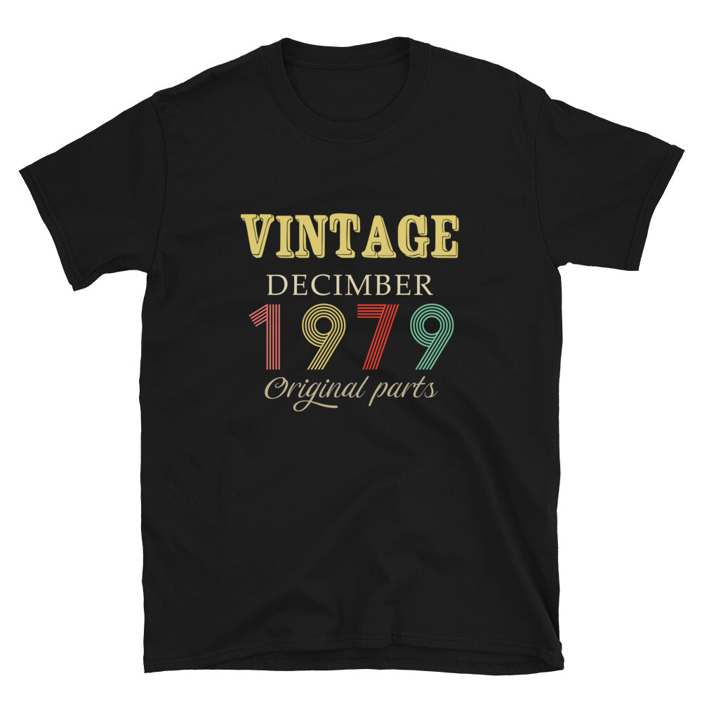 Vintage 1979 40th Birthday All Original Parts Gift T-Shirt Vintage 1979 40th Birthday All Original Parts Gift T-Shirt