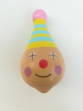 Toupie Clown En Bois massif JOUET TRADITIONNEL