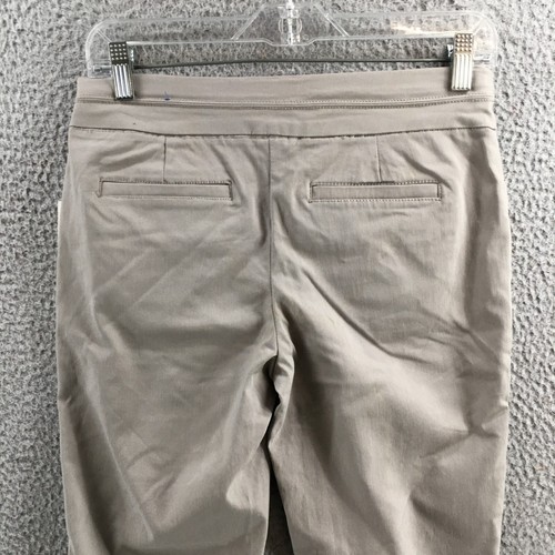 Apt.9 Brynn Ankle Pants Womens 4P (actual 30x27.5) Gray Mid Rise Pull On NEW - Picture 12 of 24