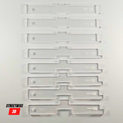 Frästisch Aufstellleisten Transparent Acryl Hochgenau Aufstellblöcke 8 Stück