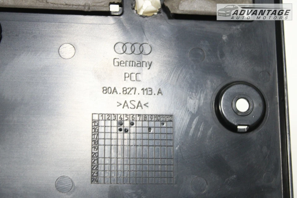 2018-2024 AUDI Q5 REAR TAILGATE LIFTGATE LICENSE PLATE BRACKET HOLDER FRAME OEM - Image 3 of 4