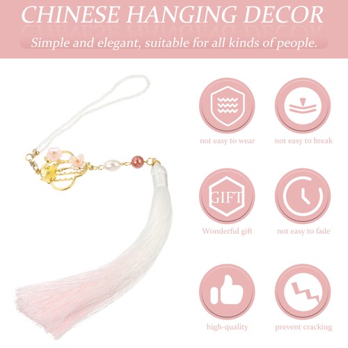 Vintage Style Hanging Decoration Tassel Pendant Miss Phone Mobile Charm - 第 5/12 張圖片