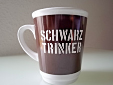 McCafe Schwarz Trinker Tasse Tee Pott Cup Becher McDonalds Braun 2010 Sammeln
