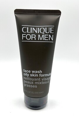 Sealed!  Clinique for Men  Face Wash Oily Skin Formula 200ml / 6.7 oz