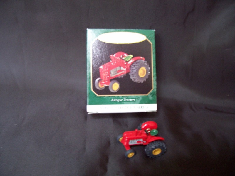 Hallmark Christmas,1997, Antique Tractor Series,1, Miniature Ornament, L Sickman