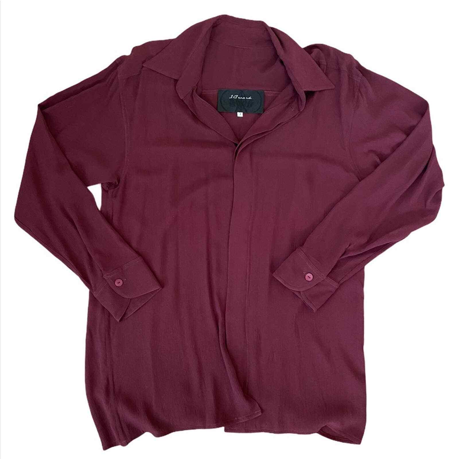 J.Guard Collared Button Down Long Sleeve size 3 - image 1