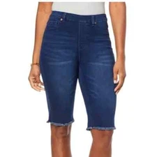 DG2 by Diane Gilman Indigo Shorts - Sz PS