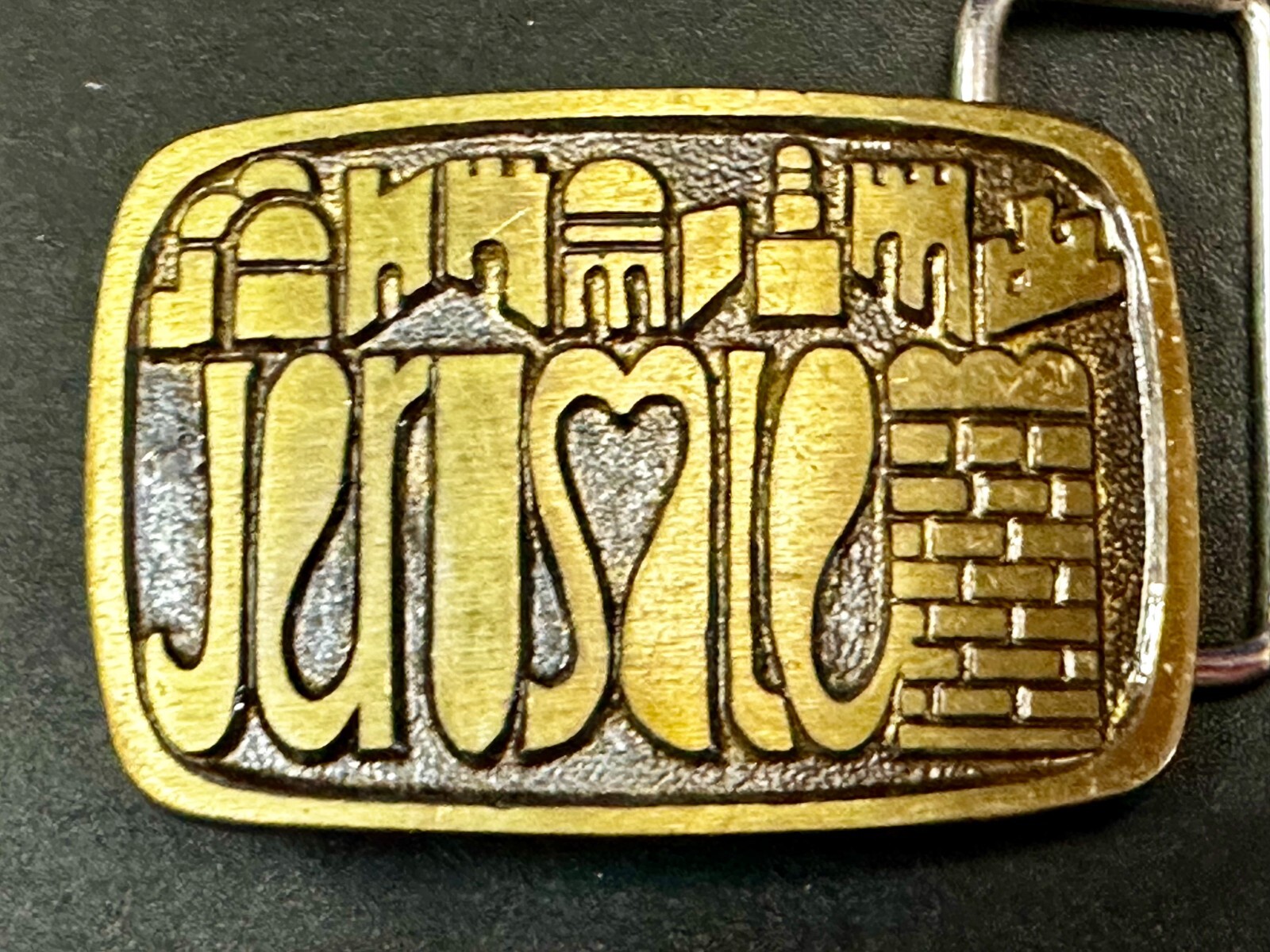Jerusalem Vintage 1970's Solid Brass Handmade Bel… - image 15