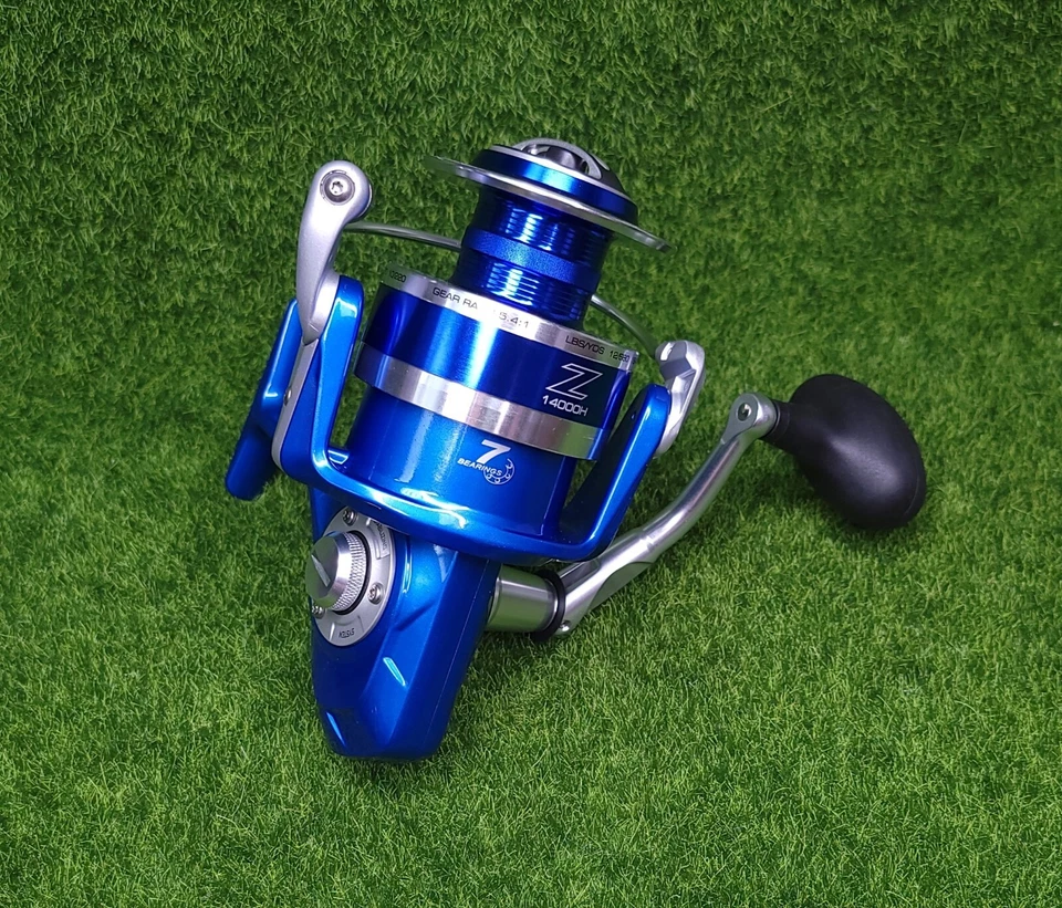 Okuma Azores 5.4:1 Left/Right Hand Spinning Saltwater Fishing Reel - Z-14000H - Image 2 of 4