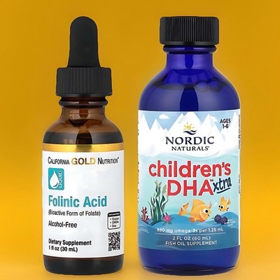 Folinsäure California Gold Nutrition Omega3 Nordic Xtra DHA zur Entwicklung
