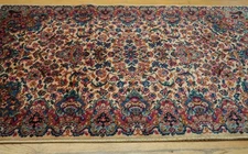 Karastan 2'10" x 5'  Kirman # 759 Wool Pile American Vintage Rug Excellent