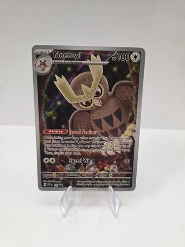 Noctowl SVP 141 Black Star Promo - S&V  Stellar Crown ETB - Pokemon TCG Card
