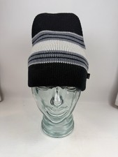 VTG NOS HTF Smiley Wool Knit Beanie Ski Hat S...