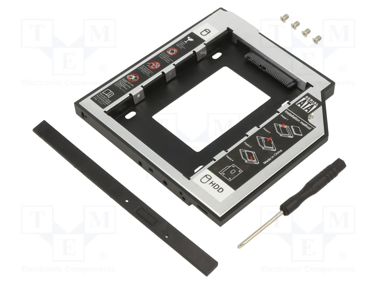 Gembird Bastidor Hd Sata 2,5" A 5,25" Slim Pc Dvd Rw 9,5Mm - Imagen 2