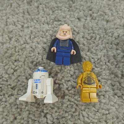 LEGO Star Wars Minifigure Lot Of 3 Bib Fortuna C3p0 R2D2 9516