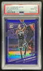 2021 Donruss Optic Basketball Purple De'Aaron Fox #10 PSA 9