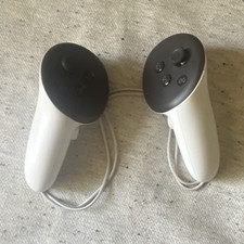 Meta Quest 3 Touch Controllers Pair White/Black Bluetooth VR Controller Set