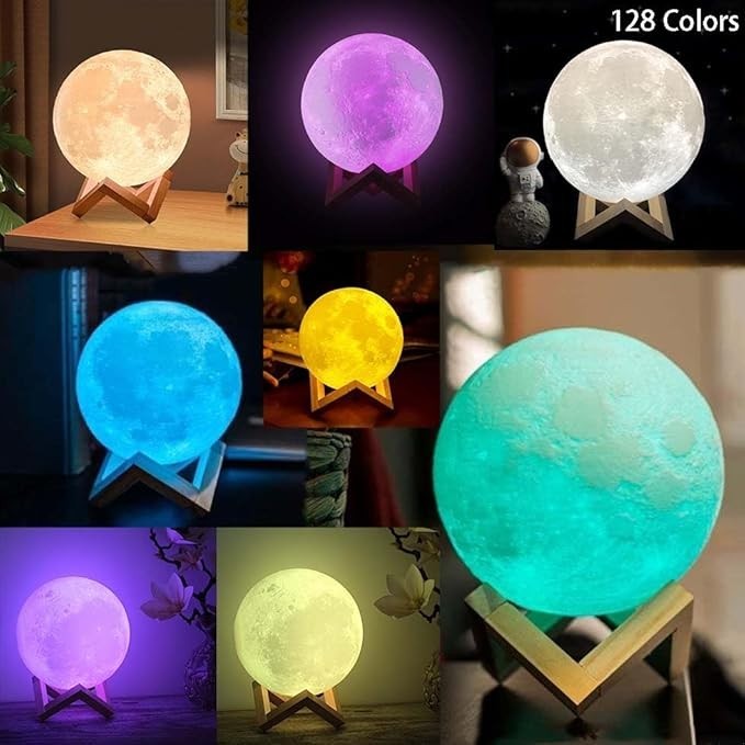 Recensione ACED Lampada Luna 3D 2024: 16 Colori RGB e Telecomando