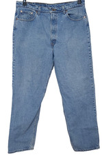 Vtg USA Levi 550 Jeans Mens Tag 40x32 Actual 38x31 Relaxed Fit Blue Denim Cotton