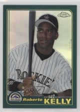 2001 Topps Traded & Rookies Chrome Retrofractor Roberto Kelly #T44 0w7