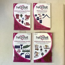 Heartfelt Creations - Wildwood Cottage 1 Stamp Set  3 Craft Die sets - NEW