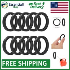 Flexible 10-Pack Replacement Gas Can Gaskets - Compatible with Most Spouts
