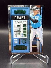 Brian Anderson 2020 Panini Contenders Draft Ticket Green /299 #92 - Marlins
