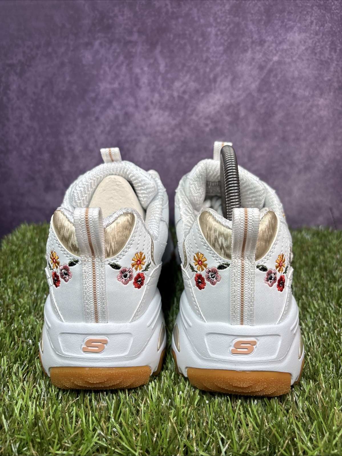 Skechers D'Lites Spring Bloom White Trainers Uk Size 3.5 BNWT image 5