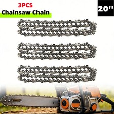 3 Pack 20 Inch Chainsaw Chain .325 Pitch .058...