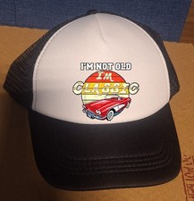 Adjustable Trucker Baseball Hat Cap Black Im Not Old Im Classic