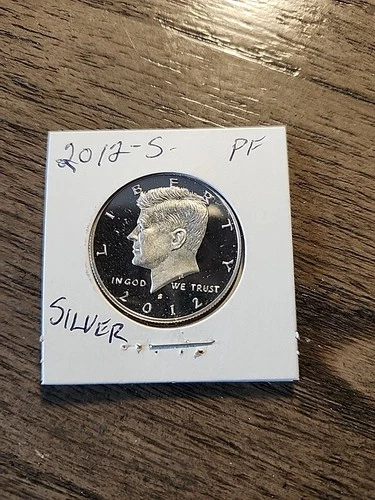 2012 -S Kennedy Half Dollar Gem Proof 90% Silver, Free Shipping